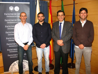 De izq. a dcha. Alberto Redondo, Javier Reyes, Manuel Blzquez y Antonio Gomera 