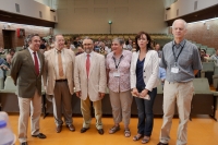 Autoridades y organizadores durante la inauguracin