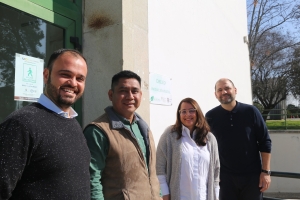 El equipo responsable de este estudio: los investigadores de DAUCO Meelad Yousef, Fabián García, María José García y Enrique Quesada